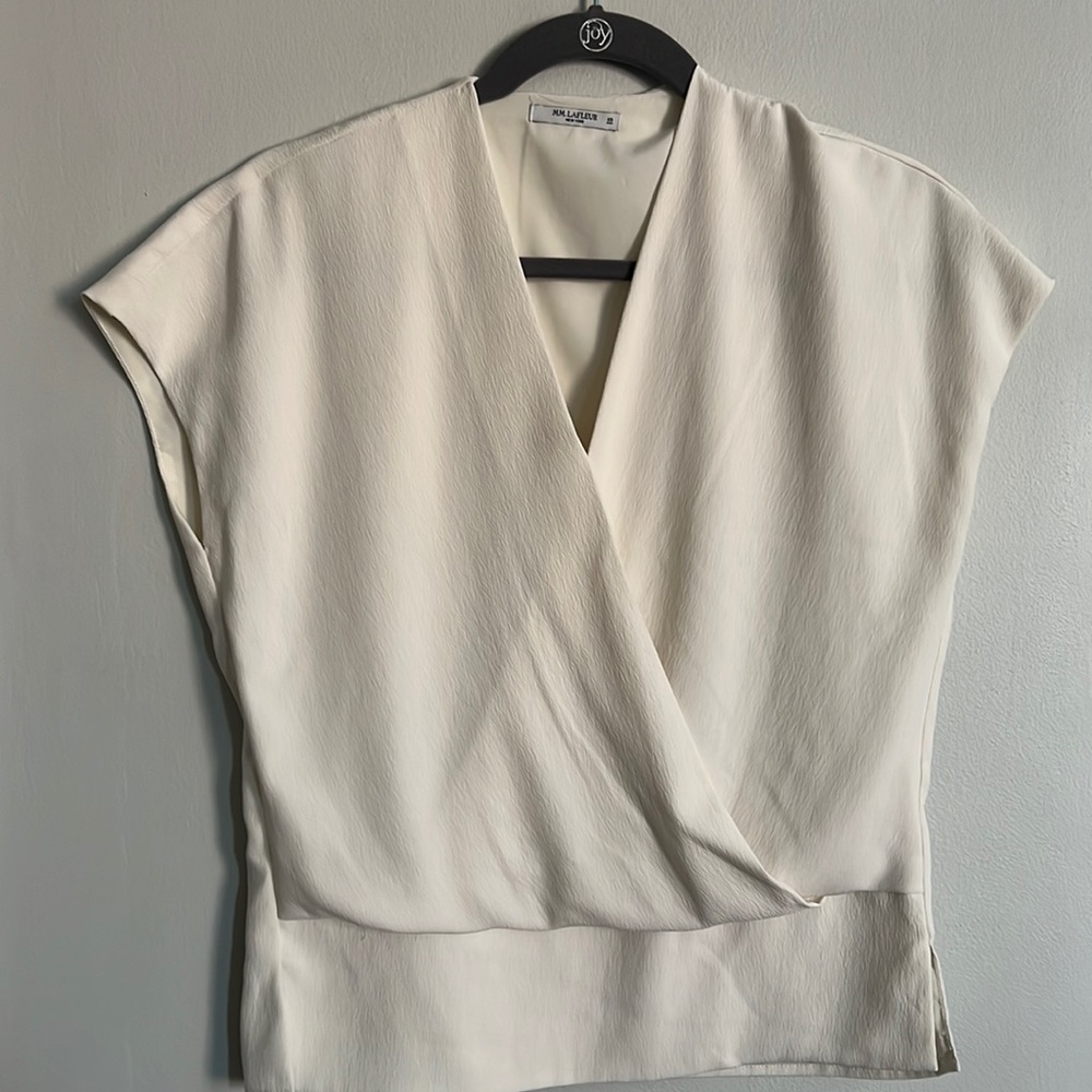 MM LaFleur Antonia Top XS Alabaster color